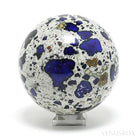 Azurite with Copper & Malachite in Matrix (Kaolinite) Sphere from the Altai Mountains, Siberia, Russia | Venusrox