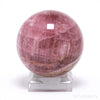 Pink 'Cats Eye' Tourmaline Polished Sphere from Russia | Venusrox