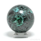 Chrysocolla with Cuprite & Malachite Polished Sphere from the Democratic Republic of Congo | Venusrox
