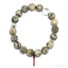 Graphic Feldspar Bead Bracelet from Madagascar | Venusrox