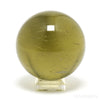 Libyan Gold Tektite Polished Sphere from the Libyan/Egyptian Border, Sahara Desert | Venusrox