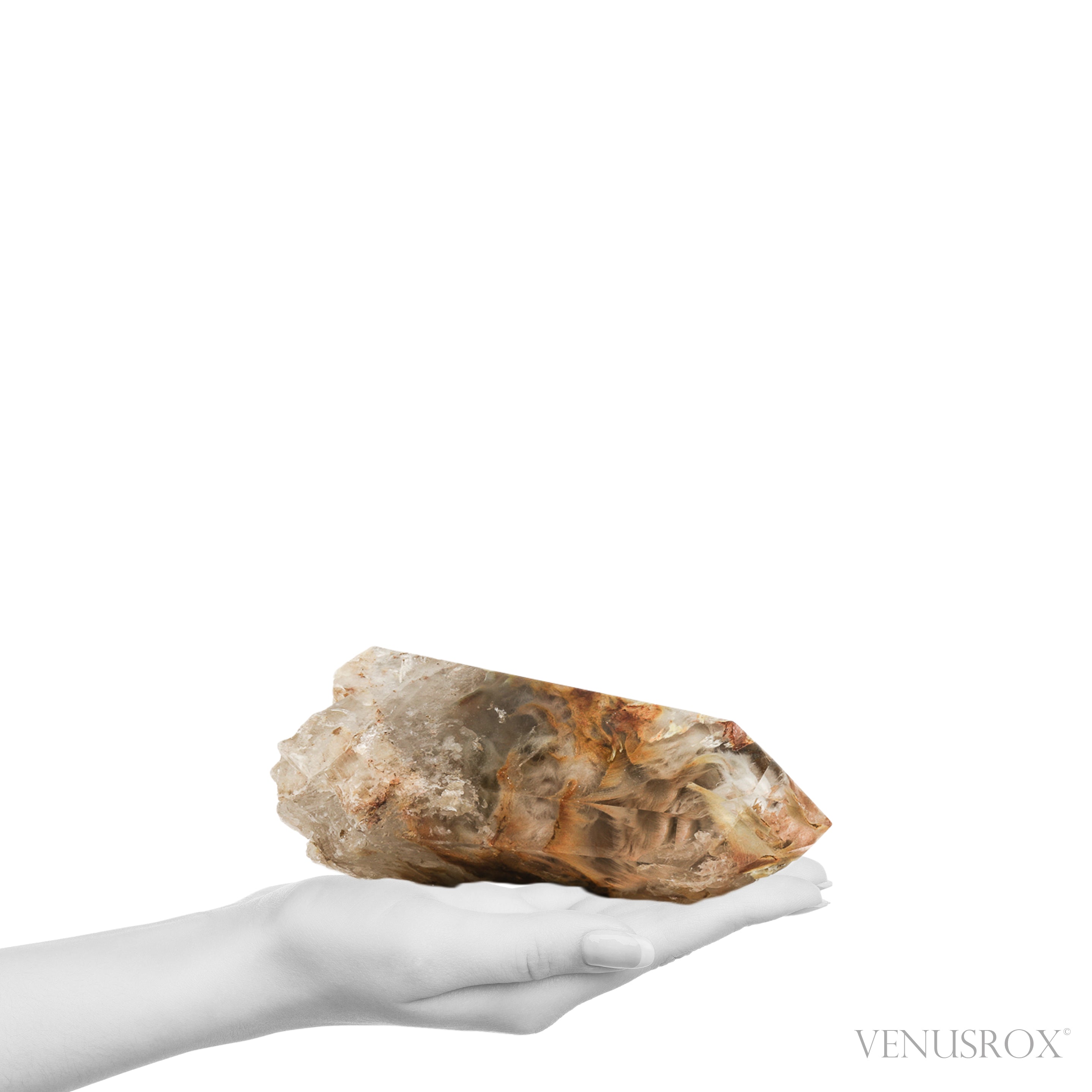 Amphibole Quartz Polished/Natural Point from Brazil | Venusrox