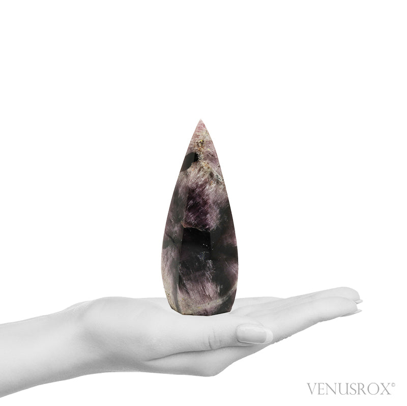Amethyst Trapiche Polished Flame from Rondônia, Brazil | Venusrox