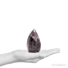 Amethyst Trapiche Polished Flame from Rondônia, Brazil | Venusrox