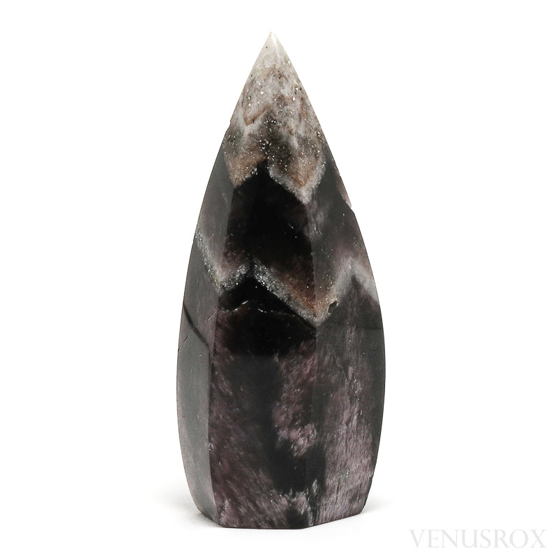 Amethyst Trapiche Polished Flame from Rondônia, Brazil | Venusrox