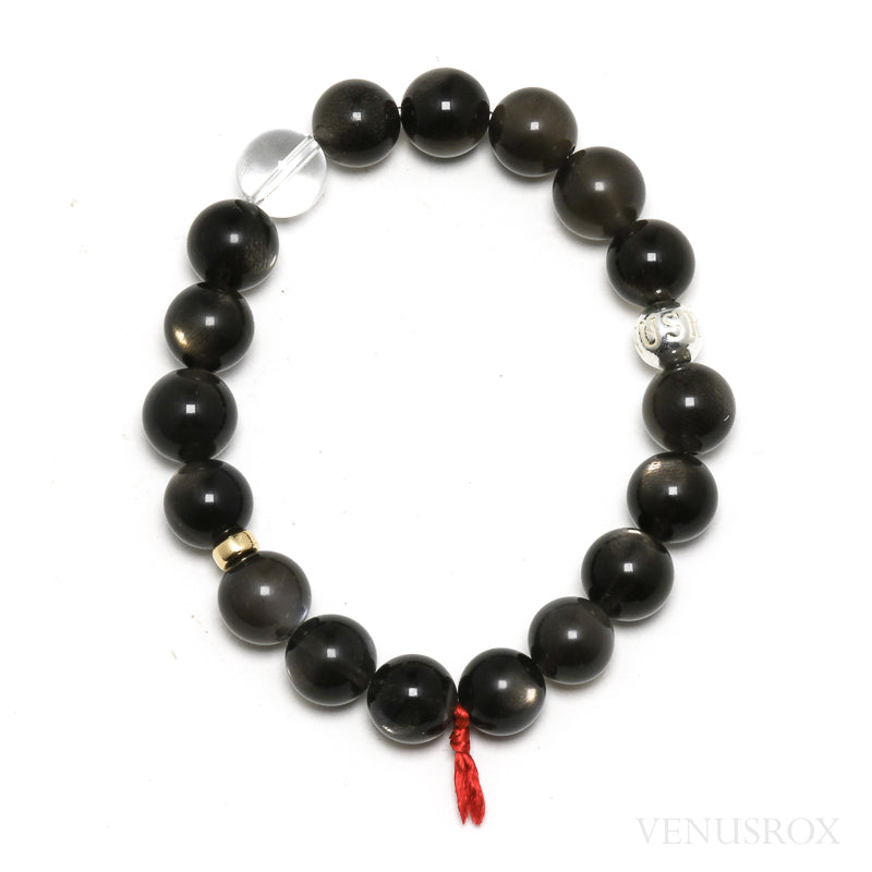 Black Moonstone Bead Bracelet from India | Venusrox