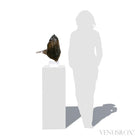 Smoky Quartz Cathedral Natural Point from Brazil mounted on a bespoke stand | Venusrox