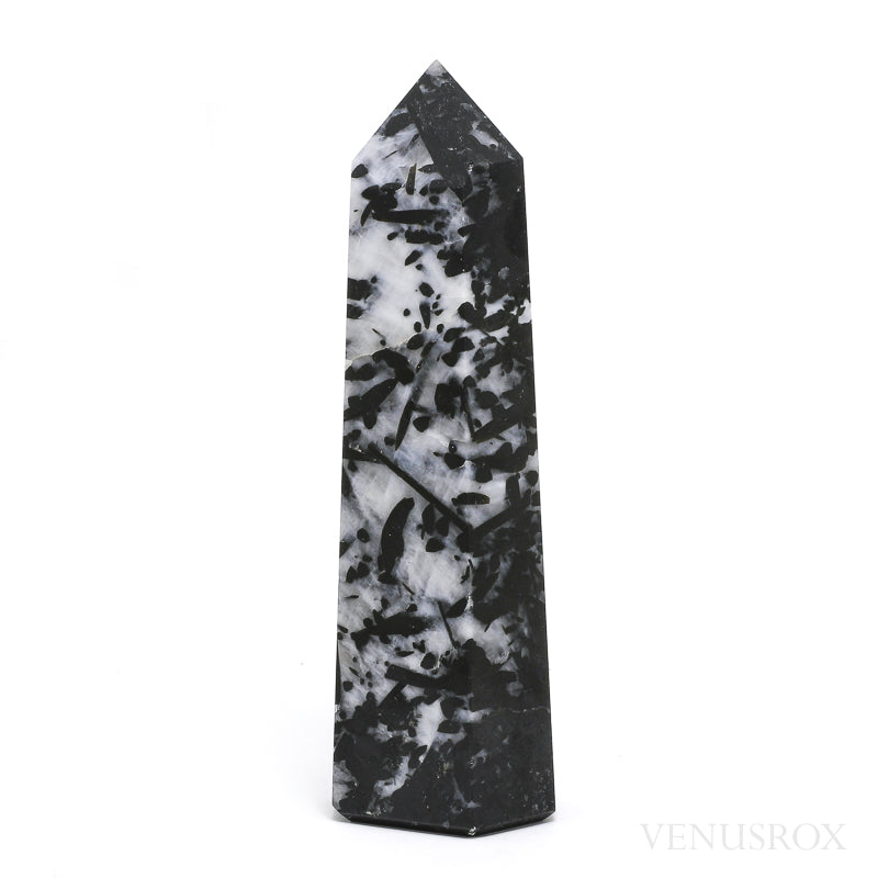 Tourmalinated Quartz Polished Point from Brazil | Venusrox