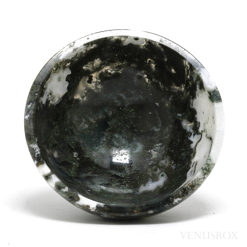 Moss Agate Bowl from India | Venusrox