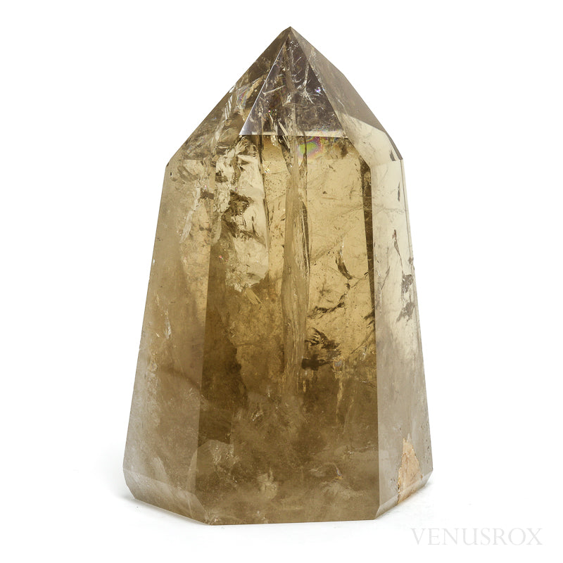 Natural Citrine Polished Point from the Morro Redondo Mine, Coronel Murta, Minas Gerais, Brazil | Venusrox
