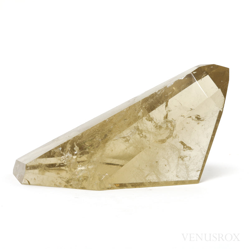 Natural Citrine Polished Point from the Morro Redondo Mine, Coronel Murta, Minas Gerais, Brazil | Venusrox