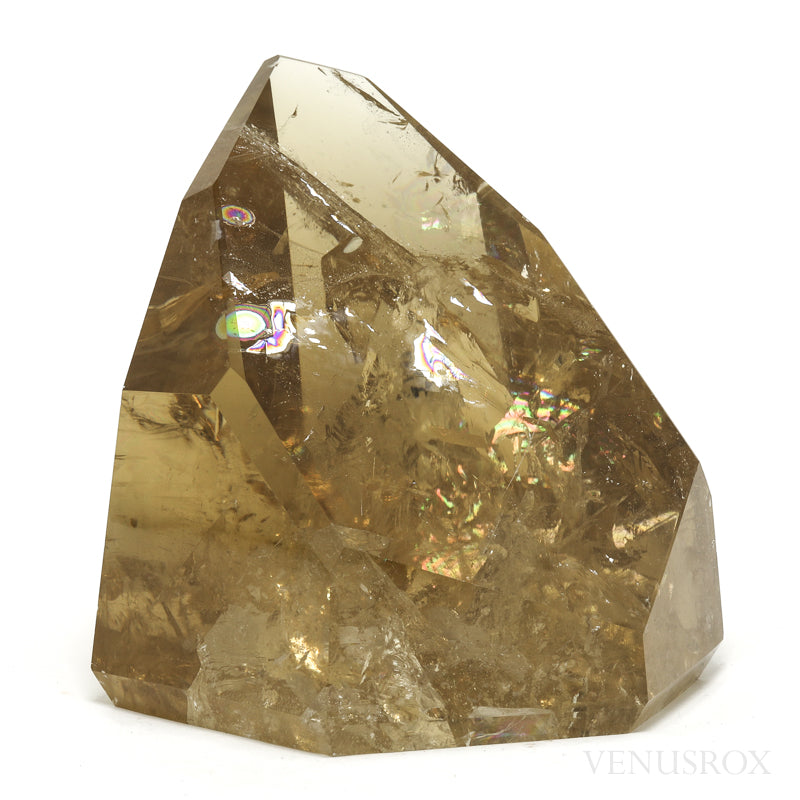 Natural Citrine Polished Point from the Morro Redondo Mine, Coronel Murta, Minas Gerais, Brazil | Venusrox