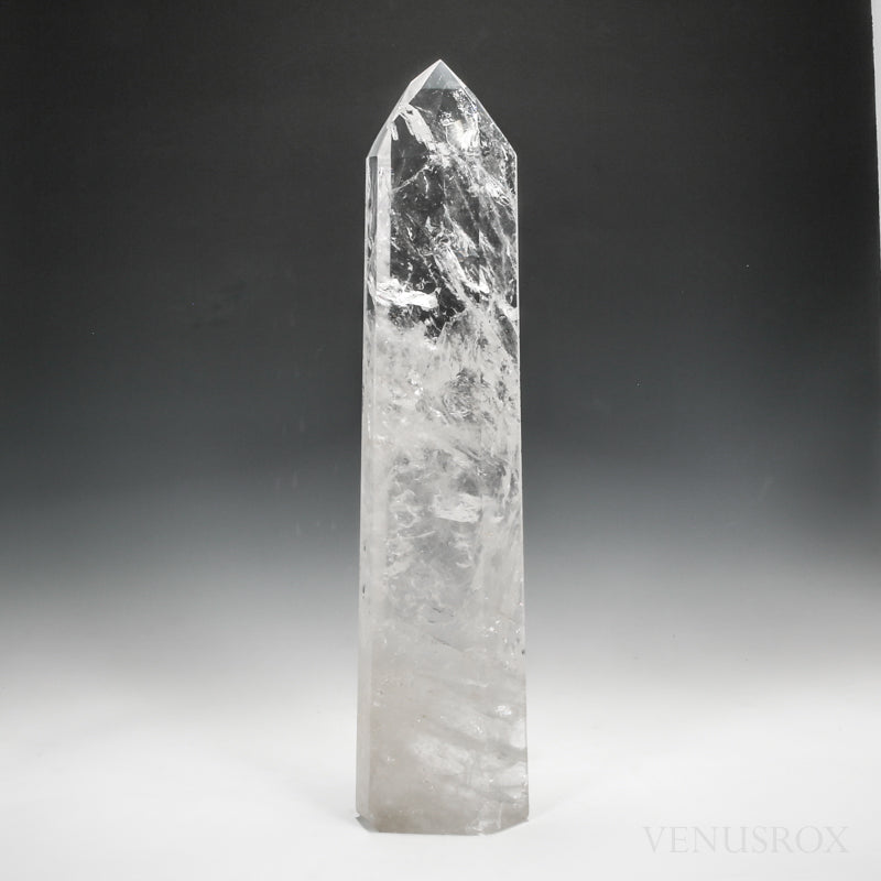 Clear Quartz Polished Point from Tocantins, Brazil | Venusrox