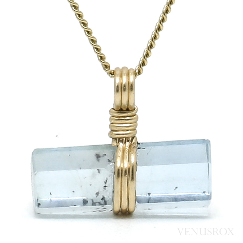 Aquamarine Polished Crystal Pendant from Afghanistan | Venusrox