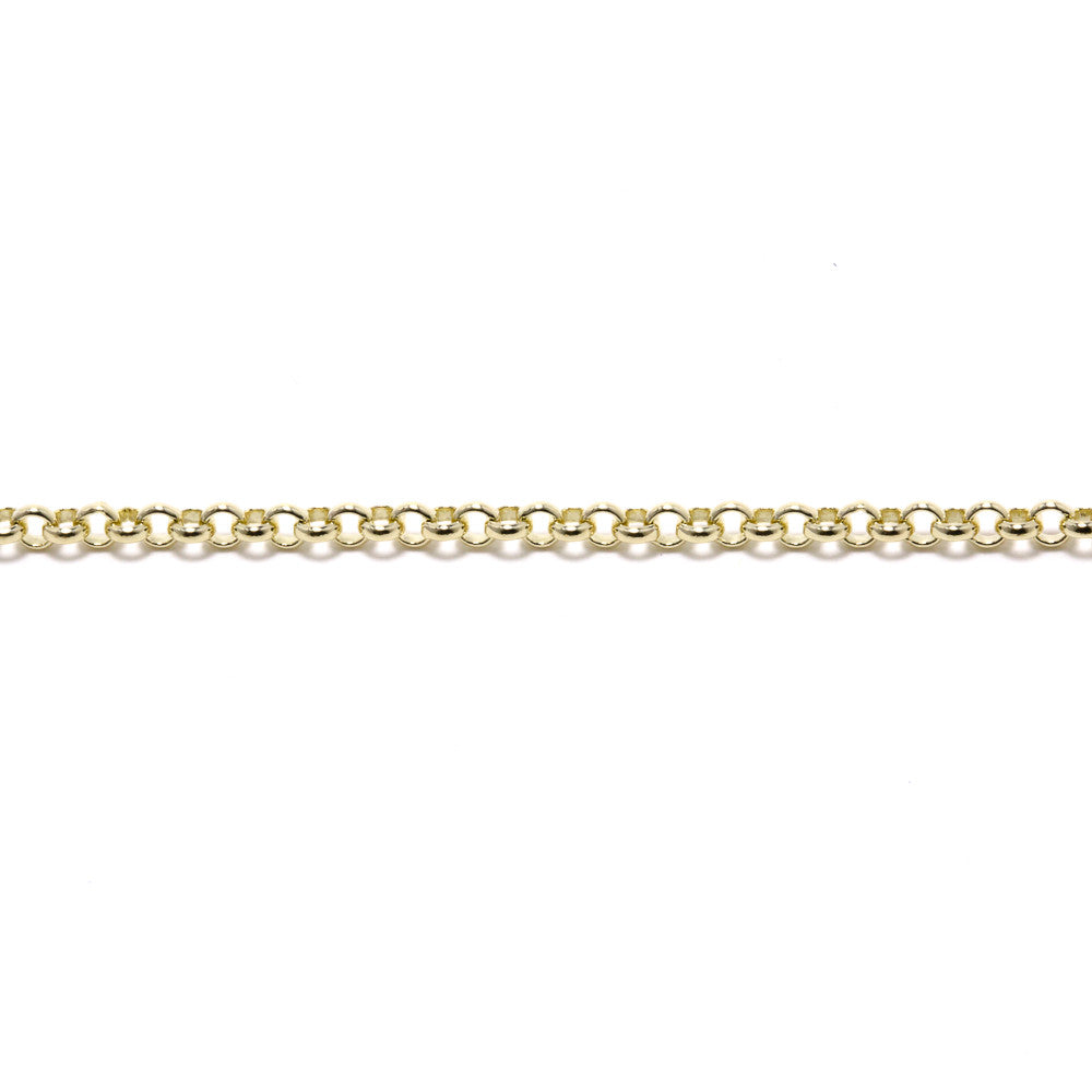 Gold Baby Belcher Light Chain (9ct Yellow Gold) (GBBL) - Venusrox